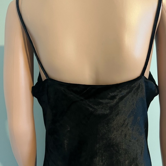 Rebecca Vallance Womens Velvet Midi Dress, Black, 8 - Picture 8 of 14